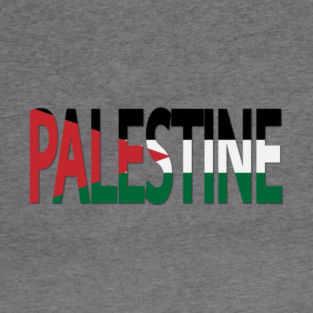 Palestine creative typography design by CRE4T1V1TY